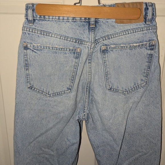 Zara Light Blue Straight Jeans - Picture 3 of 6